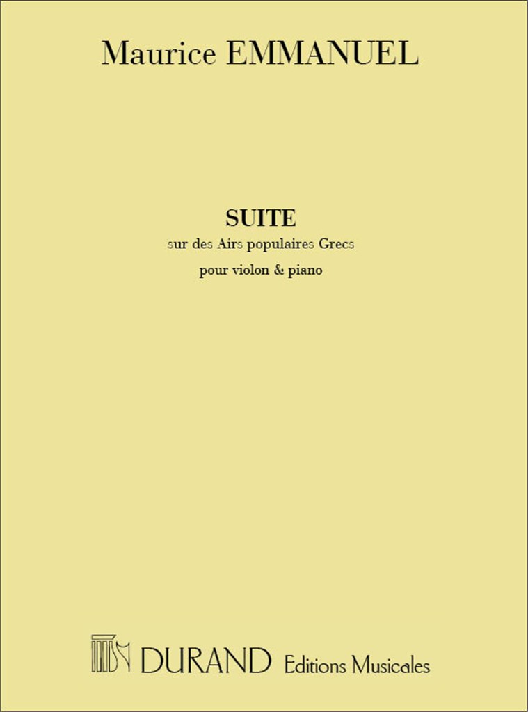 Suite Sur Airs...Vl-Piano